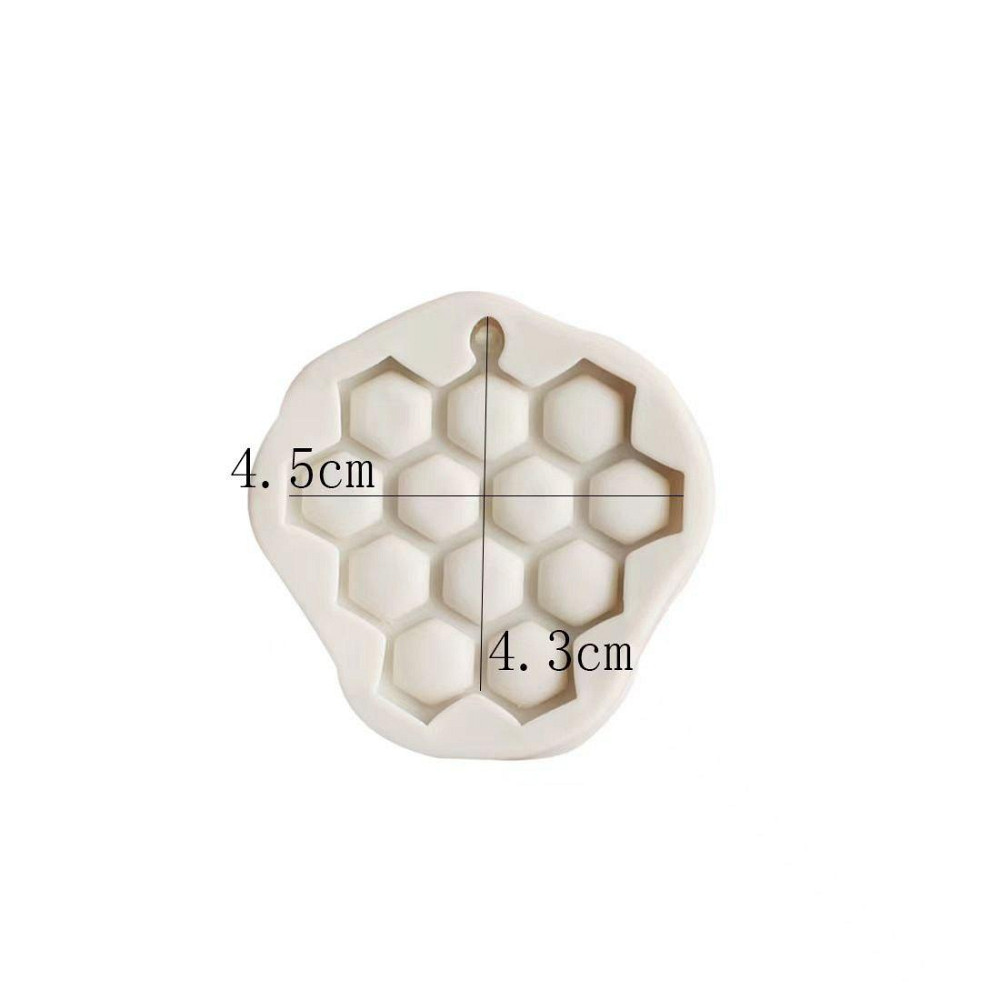 Молд силиконовый Соты 45 на 43 мм серый Киев - изображение 5