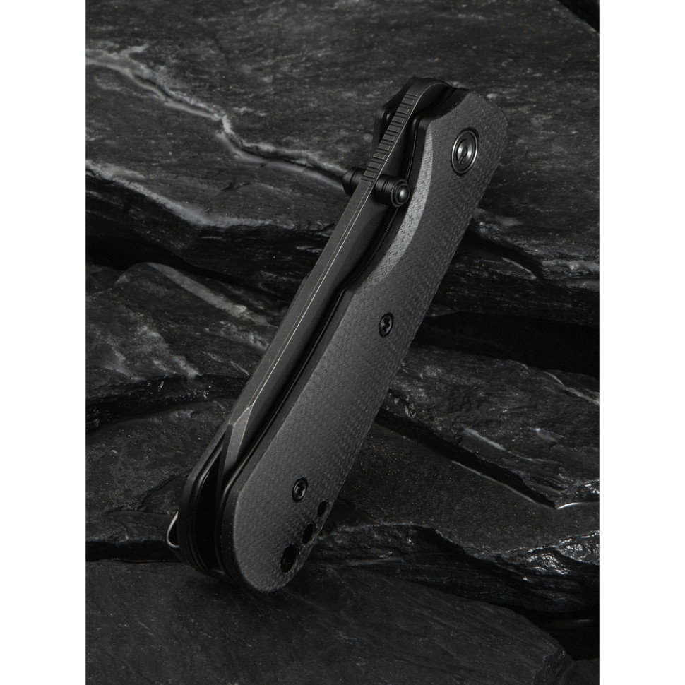 Ніж складаний кишеньковий Civivi Crabby, (6.9 см) 14C28N / Micarta чорний Київ - фото 15