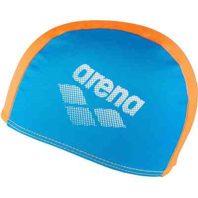 Шапка для плавания Arena Polyester II JR 002468-730 блакитний, помаранчеви (3468336218143) Винница