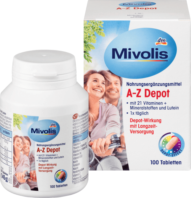 БИОЛОГИЧЕСКИ АКТИВНАЯ ДОБАВКА A-Z KOMPLETT MIVOLIS, 100 ШТ. (ГЕРМАНИЯ) Львов - изображение 1