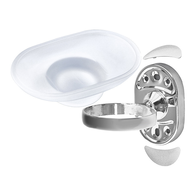 Мыльница настенная (стекло) Zerix AFB-0102 (ZX5059) Киев - изображение 2