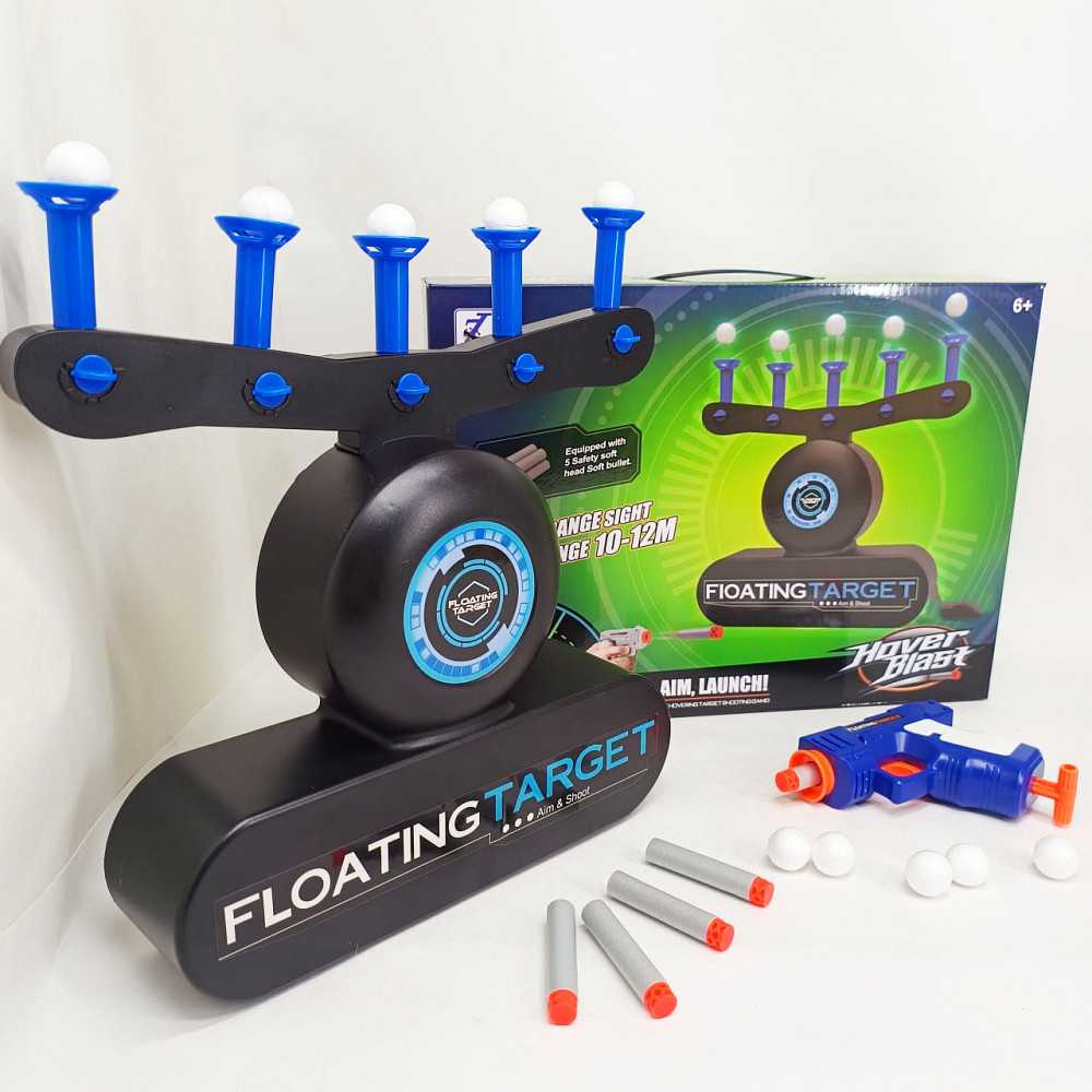 Игровой набор Воздушный тир Ховербласт/стрельба по парящим мишеням (Летающие мишени), бластер и 5 пуль XN-18 Львов - изображение 8