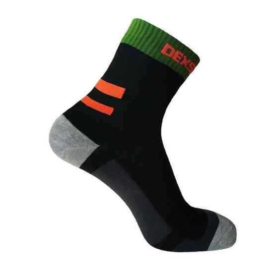 Носки водонепроницаемые Dexshell Running DS645BOR Черные с оранжевым (размер S) Киев