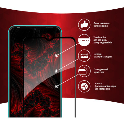 Скло захисне Intaleo Full Glue Tecno Spark Go 2022 (1283126542329) Вінниця - фото 2