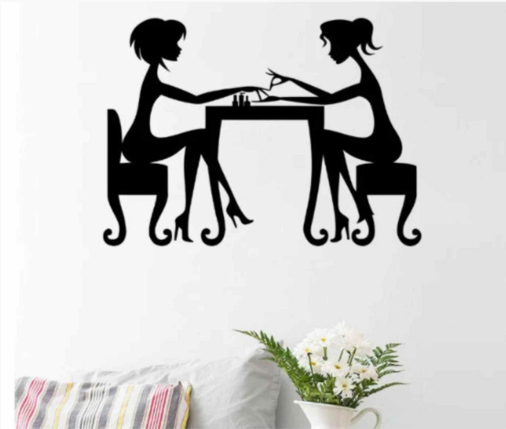 Інтер'єрна наклейка на стіну Манікюр Київ - фото 3