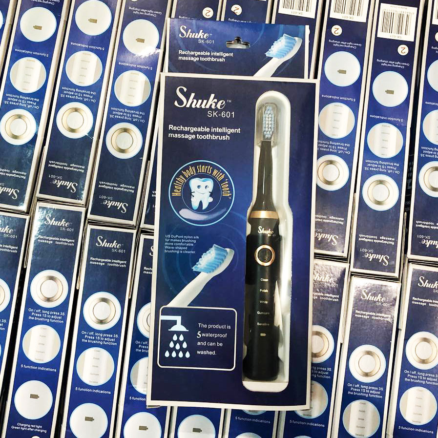 Електрична звукова зубна, Акумуляторна щітка для догляду за зубами, Зубна щітка акумуляторна GD-41 Івано-Франківськ - фото 7