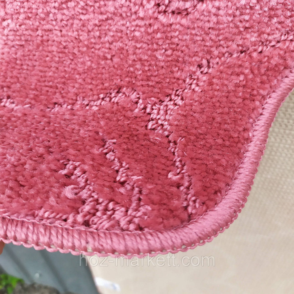 Килимки для ванної та туалету рожевий виробництво Туреччина Харків - фото 4