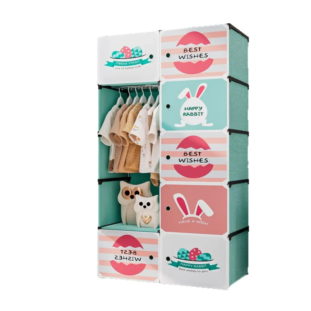 Детский шкаф мини-компактный-портативный-модульный 4 полки Closet AND LY-1047 Коломия - фото 6