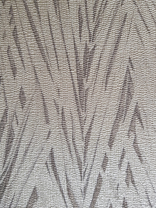 Шпалери вінілові на флізелін Rasch Composition 0,53х10 листя ялинка білі сірі сріблясті Київ - фото 1