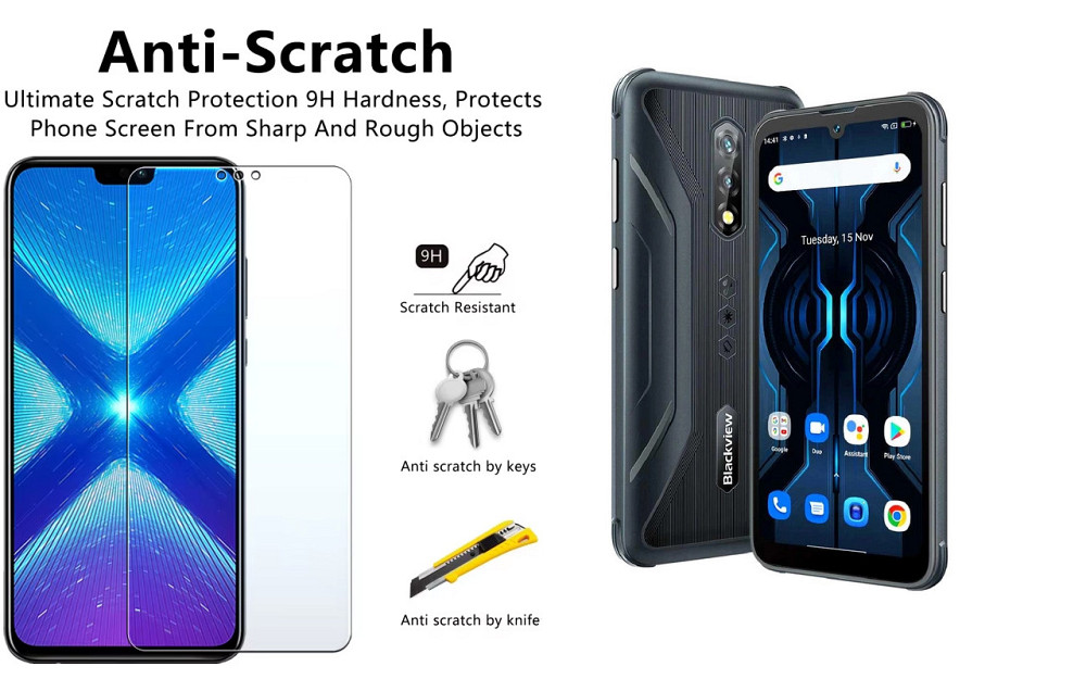 Защитное стекло NeoGlass для Blackview BV5200, BV5200 Pro – ультрапрозрачное и устойчивое Киев - изображение 1