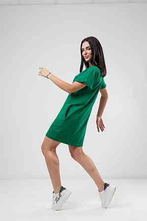Летнее платье с карманами Nirvana 46-48, Зеленый Киев