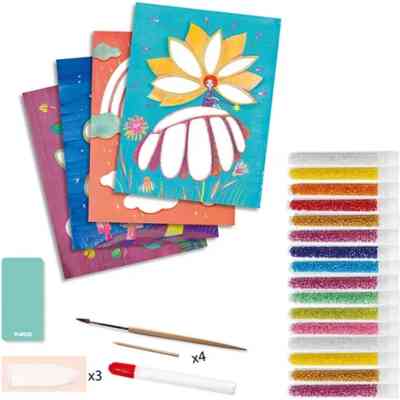 Набор для творчества Djeco Сказочная страна художественный комплект рисования блестками (DJ09409) Винница