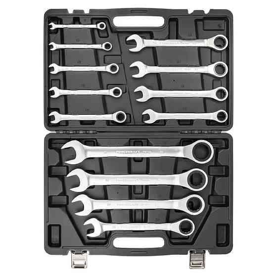 Набір ключів тріскачкових 13 пр. (8-32 мм) FORCEKRAFT FK-10339 Одеса