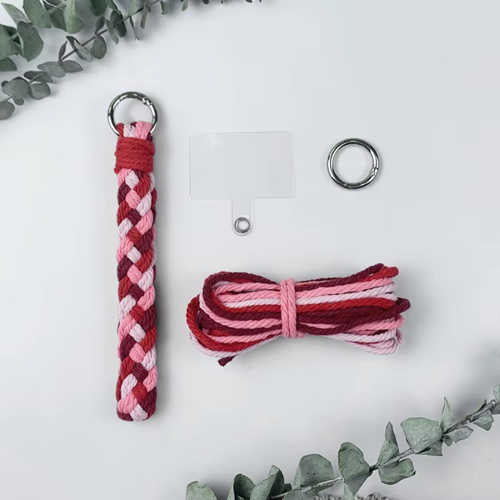 Набор макраме для вязания и плетения брелока 