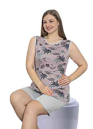 Піжама шорти та майка L10408 4XL Київ