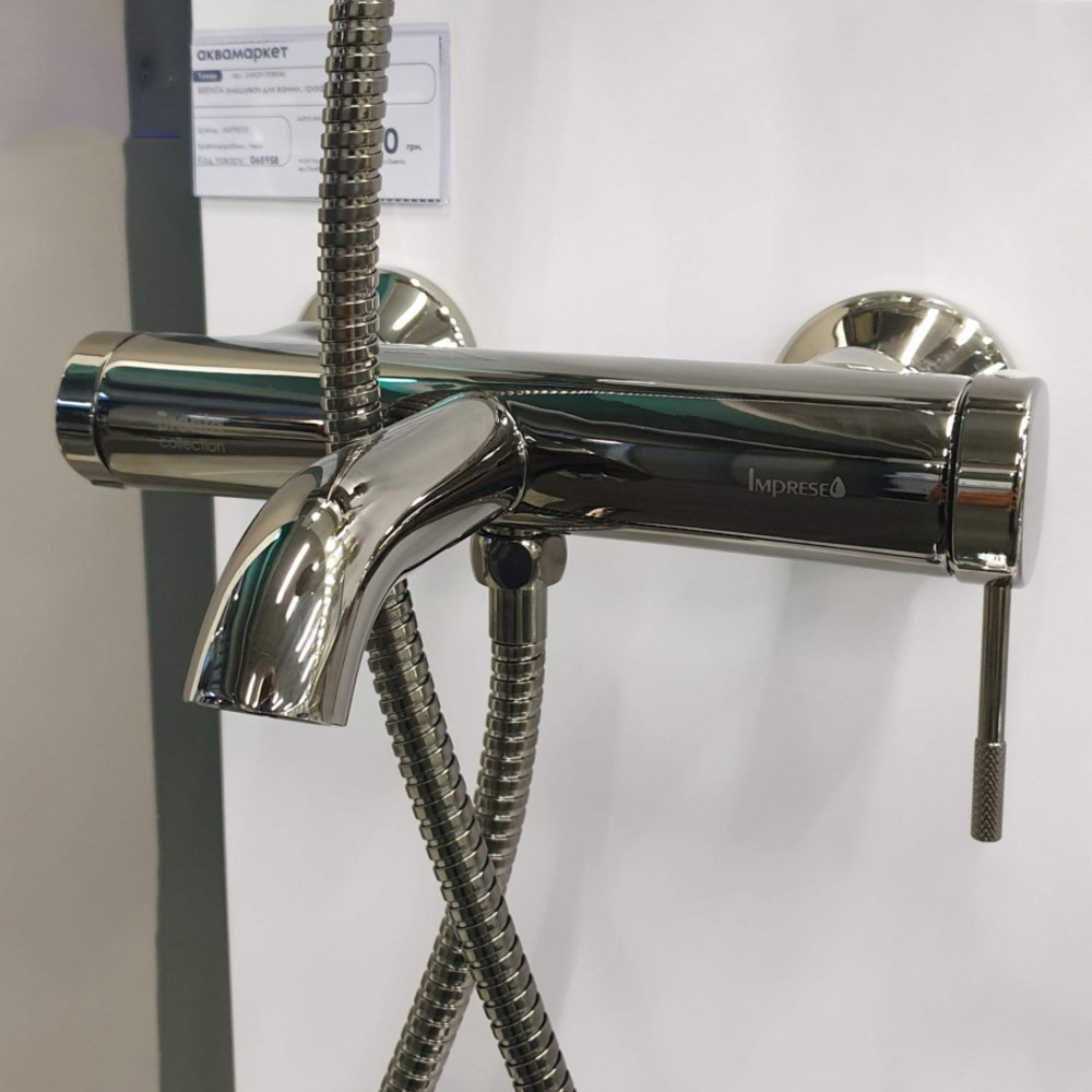 Змішувач для ванни Imprese BRENTA ZMK091908040 графіт Київ - фото 4