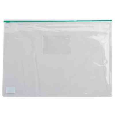 Папка на молнии Buromax А5, plastic zipper green (BM.3947-04) Винница