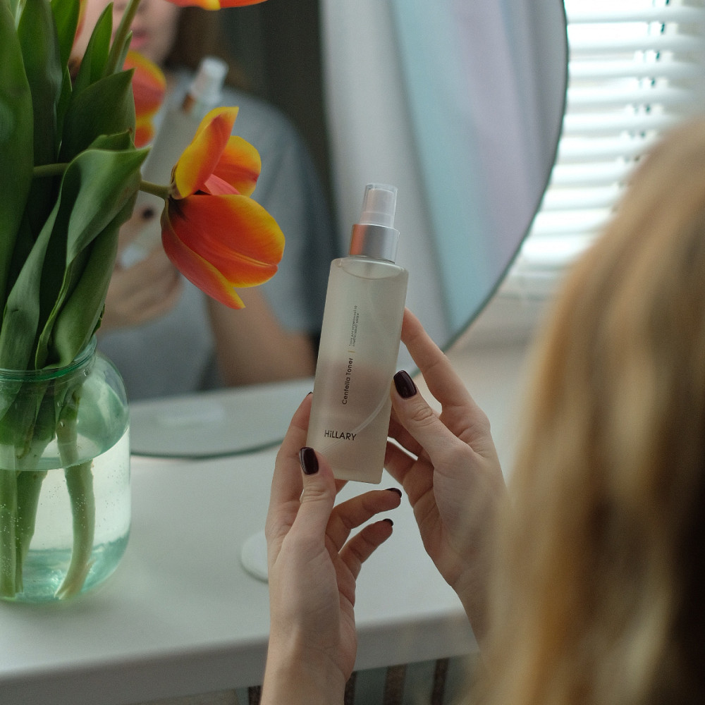 Сонцезахисна сироватка SPF 30 з вітаміном С + Базовий набір для догляду за шкірою обличчя нормального типу Hillary Київ - фото 18