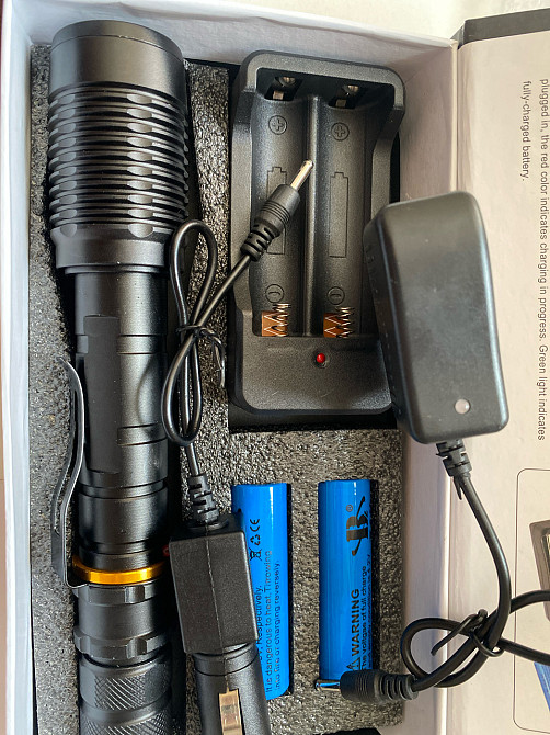 Ліхтарик ручний BAILONG BL-Q2804-T6 3 батареї AAA, 3 режими роботи 2673/6700 Одеса - фото 1