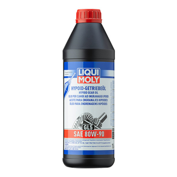 LIQUI MOLY Мінеральна трансмісійна олива - Hypoid-Getriebeoil SAE 80W-90 (GL5) 1л. Коломия - фото 1