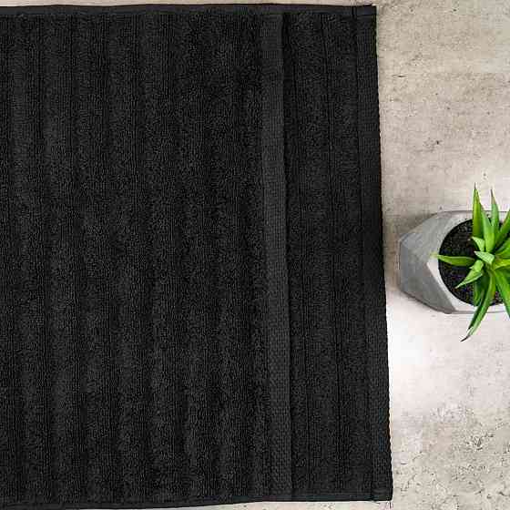 Рушник махровий GM Textile 50x90см Преміум якості Зеро Твіст 550г/м2 (Графіт) Суми