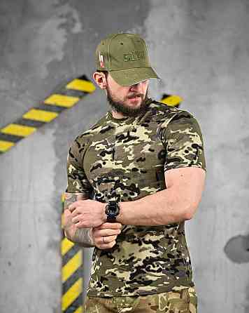 ХЛОПКОВА тактична футболка PATRIOT MultiCam green ДЛ6384 Київ