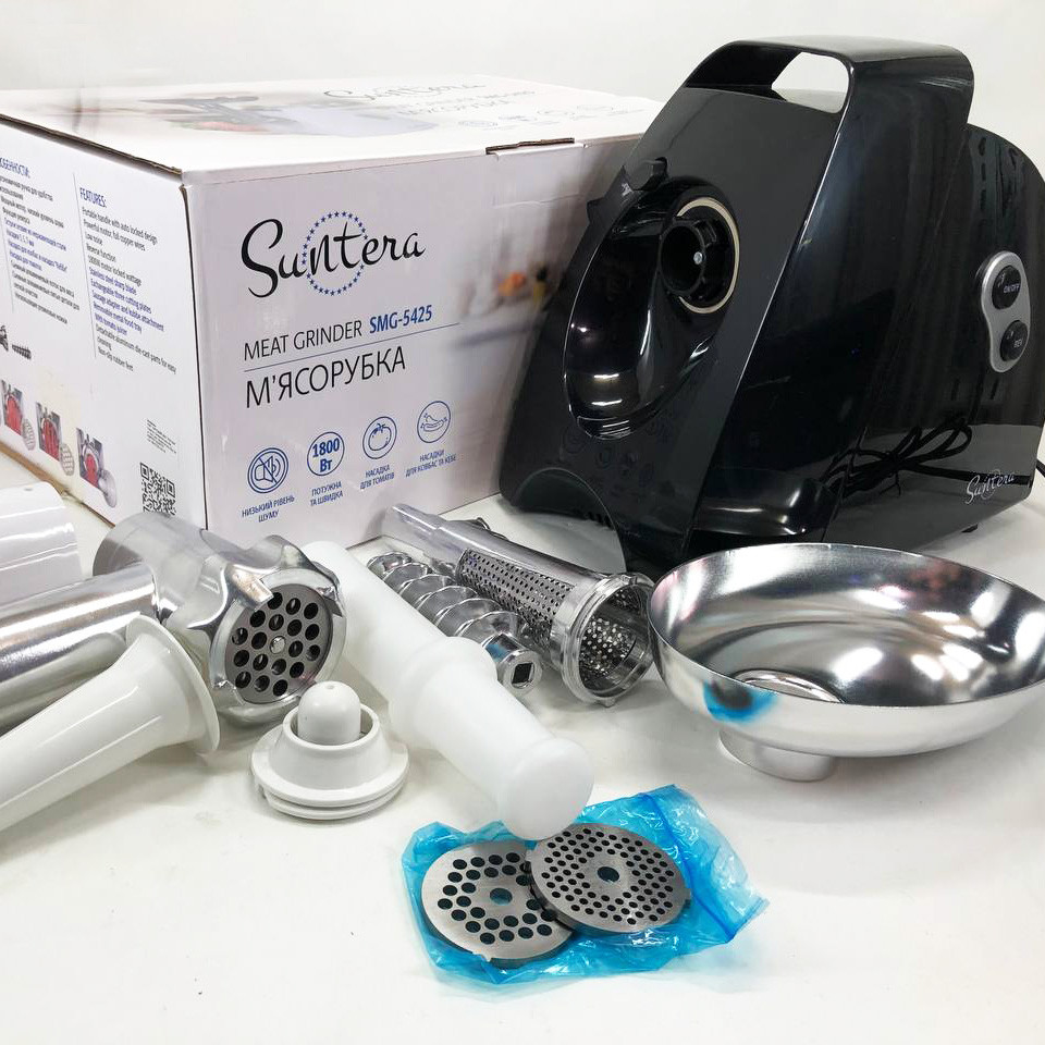 Легка у використанні м'ясорубка Suntera SMG-5425B М'ясорубка для 'ясних виробів XA-66 Львів - фото 4