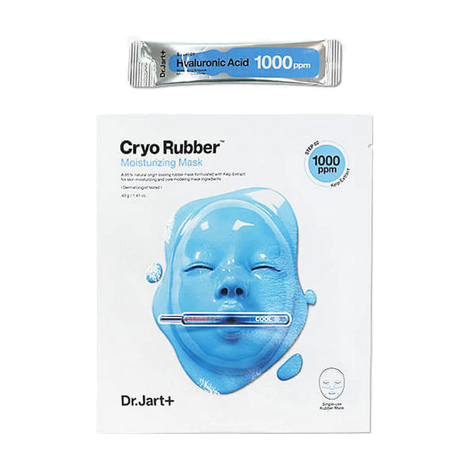 Глибокозволожуюча маска з гіалуроновою кислотою Cryo Rubber with Moisturizing Hyaluronic Acid Dr. Jart (4г+40г) Винница - изображение 2