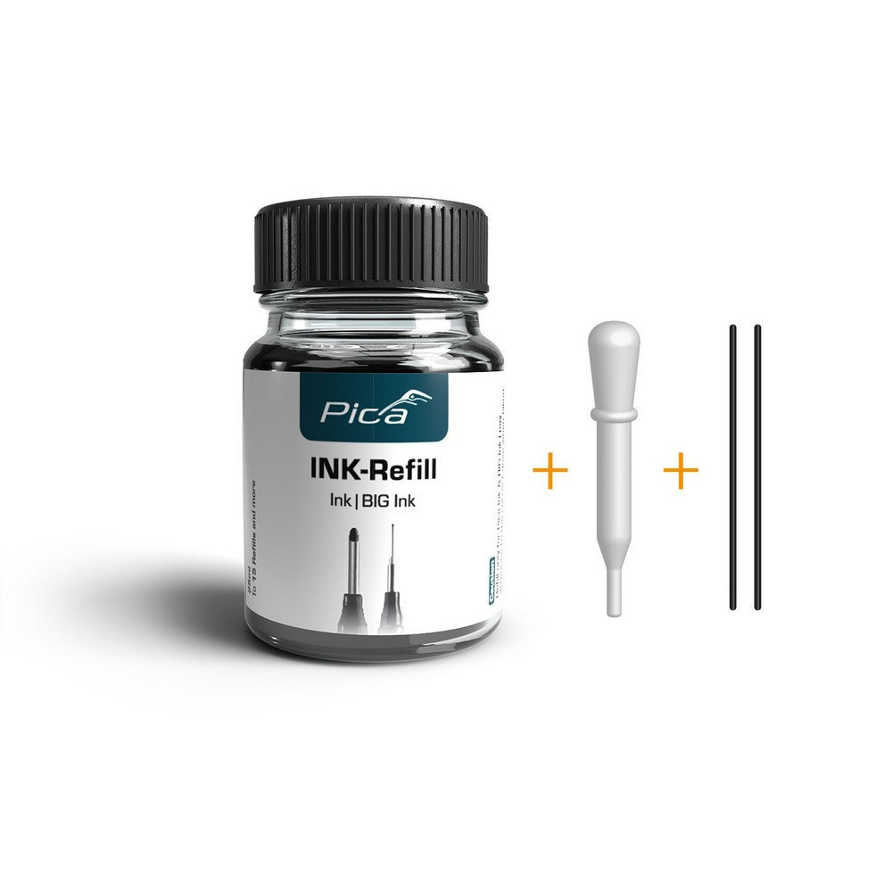 Чорнило для заправлення маркерів PICA 55846, чорні, 25мл Одеса - фото 1