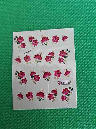 Наклейки для ногтей водные - размер стикера 6*5см, инструкция по применению есть в описании товара Киев