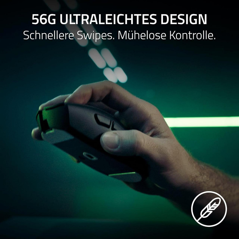 Ігрова миша Razer DeathAdder V4 Pro чорна Ultralight Wireless 56 g HyperSpeed 2.4 GHz Focus Pro 45K оптичний сенсор до 8000 Hz Київ - фото 10