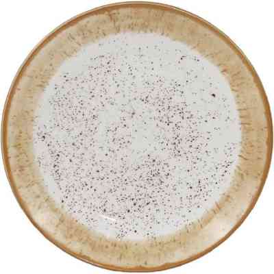 Тарілка Ardesto Siena, 19см, порцеляна, біло-жовтий (AR2919SBG) Вінниця