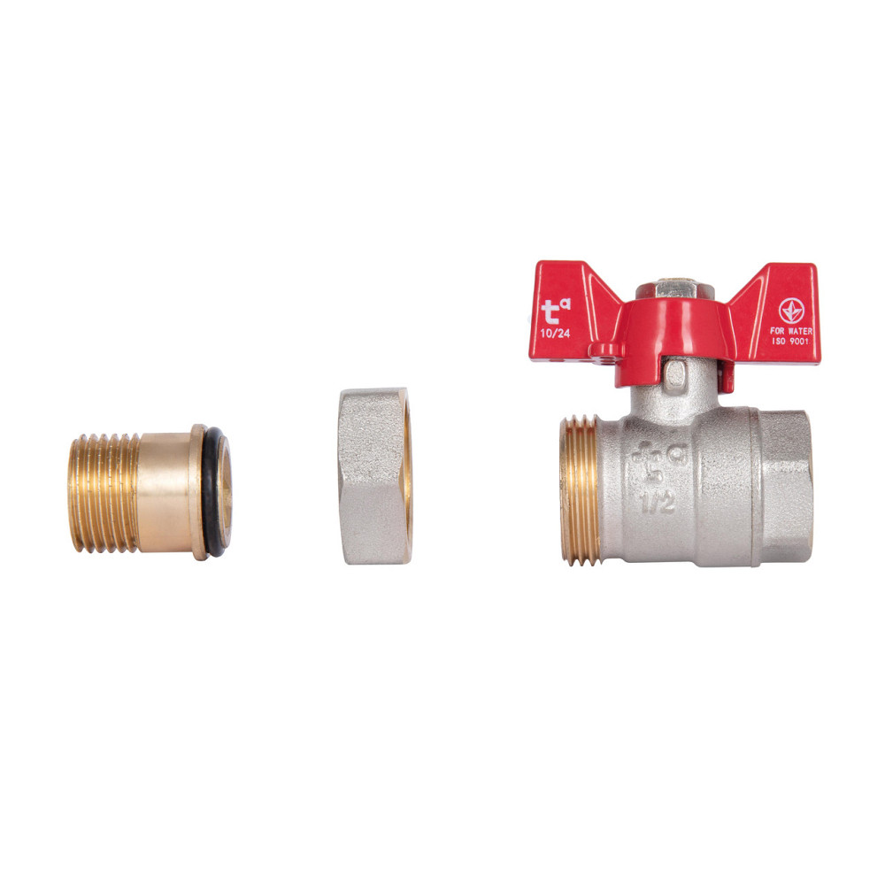 Кран кульовий "Американка" Thermo Alliance Standart прямий 1/2" ВН SD220W15 Київ - фото 9
