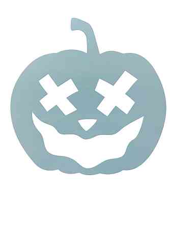 Трафарет Хэллоуин Тыква 20 на 16 см серый Киев