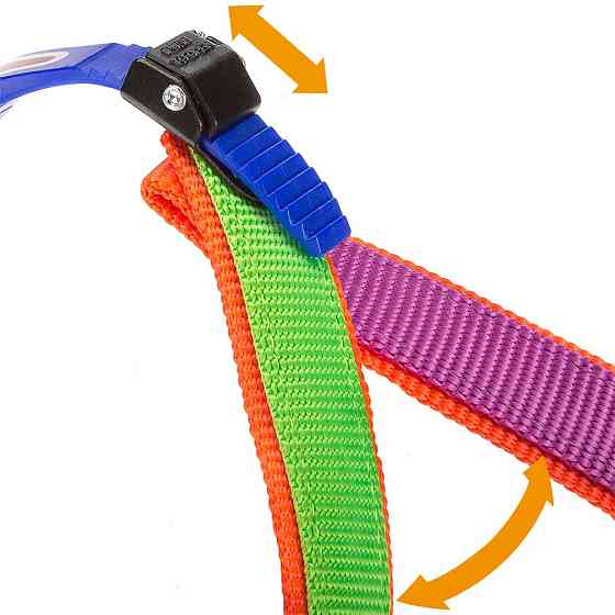 Нагрудная шлейка для собак из нейлона с микрорегулировкой Ferplast Agila Colours 4-7 (Ферпласт Агила Колорс) A = B 50 ÷ 58 см 25 мм - max 10 кг - 5 ра Запорожье