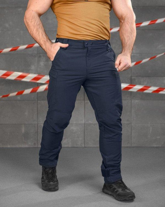 Стрейчевые тактические штаны Cambodia синие дснс  НП5184 Одесса - изображение 1