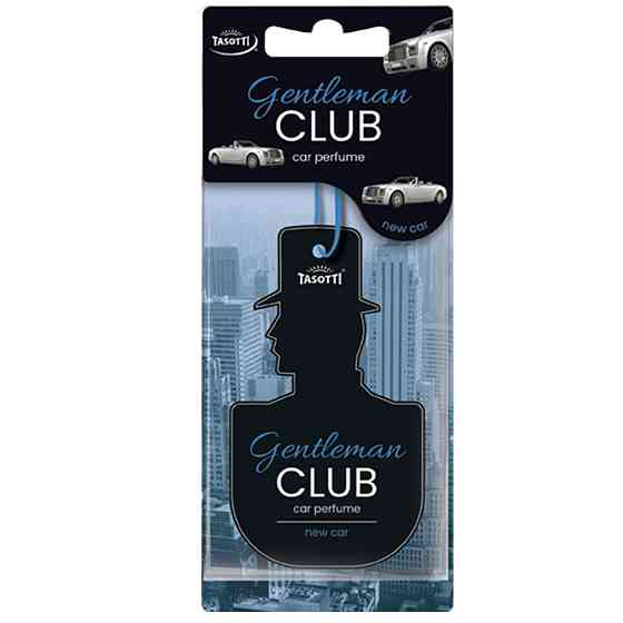 Ароматизатор для авто листочок "GentlemanClub" New Car (Нова машина) Tasotti Київ