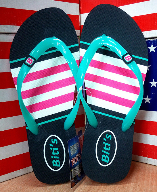 Женские шлепанцы-вьетнамки Bitis,полоска. Киев - изображение 1