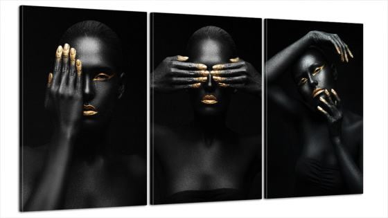 Модульна картина Абстракція Дівчина Art-38_B3 Київ