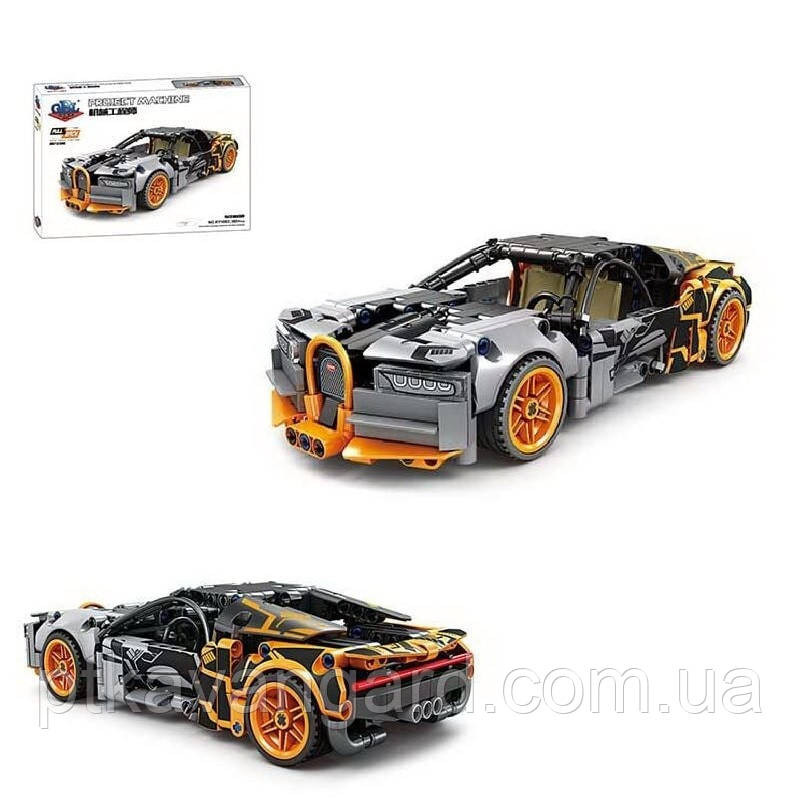 Конструктор автомобіль Bugatti 385 деталей Technic KY 1083 сірий Хмельницький - фото 2