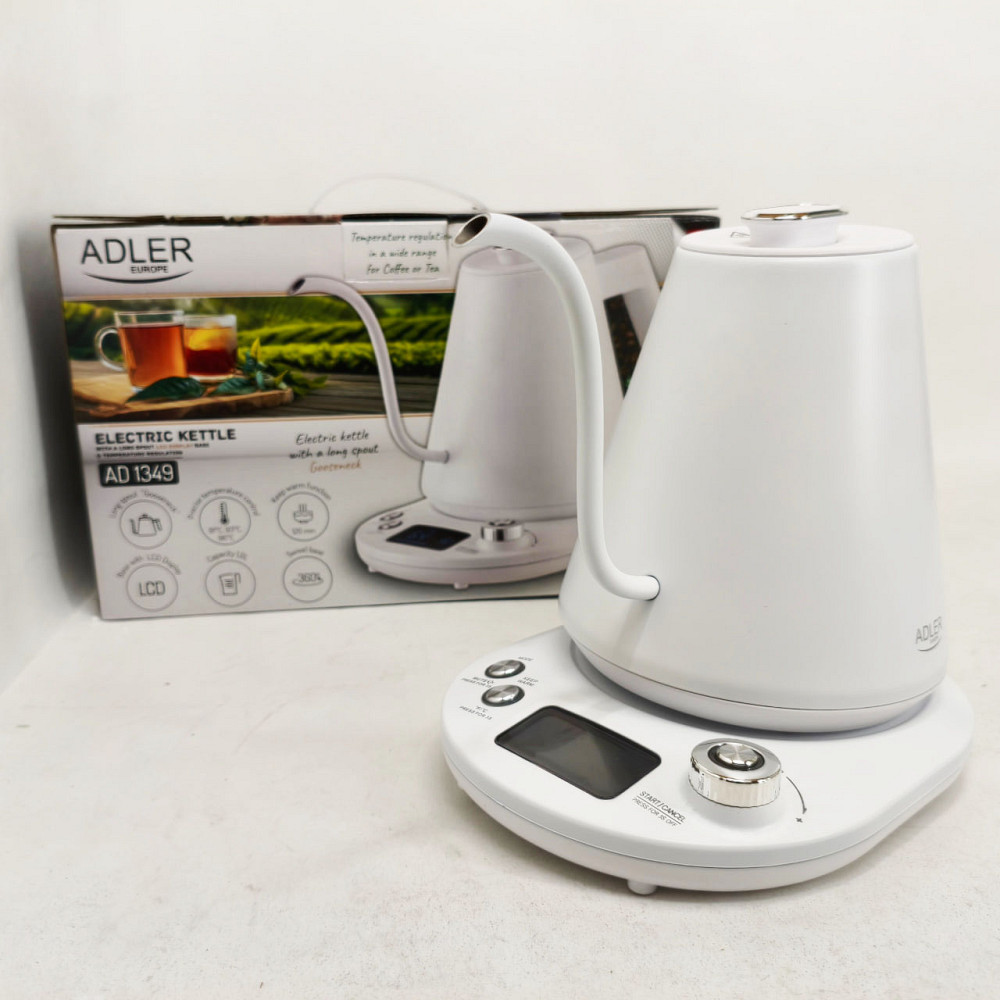 Бытовой чайник для кухни Adler AD 1349 1Л 900Вт, Эргономичный электрический чайник QV-28 Львов - изображение 13