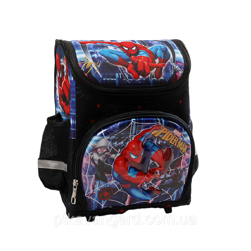 Школьный портфель каркасный 1 класс, 3D принт Человек паук, ортопедическая спинка 72956 Хмельницкий - изображение 8
