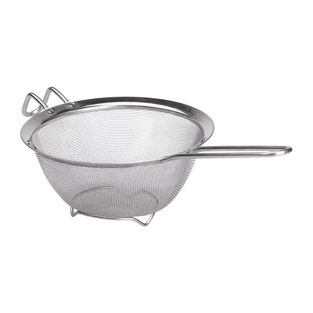 Друшляк-сито з ручкою 18 см дрібнокомірчаста сітка з нержавіючої сталі HP-19-1-18CM Коломия - фото 3