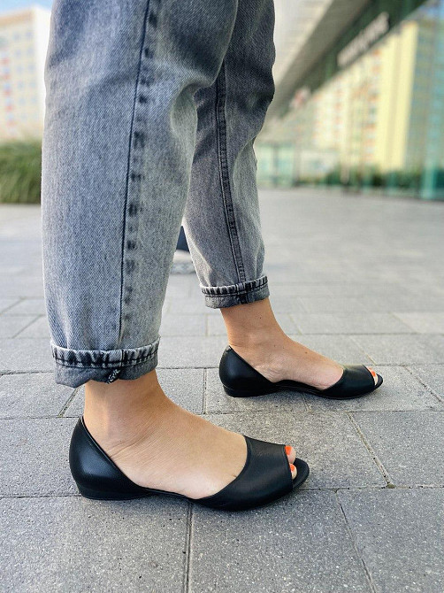SEE SEVEN Балетки жіночі SEE SEVEN 73 чорні (весна-літо, шкіра натуральна) (3456) лише 37р.38р. Коломия - фото 7