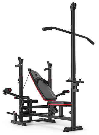 Набір Hop-Sport Premium 105кг з лавою HS-1075 Pro, штангами та гантелями Киев