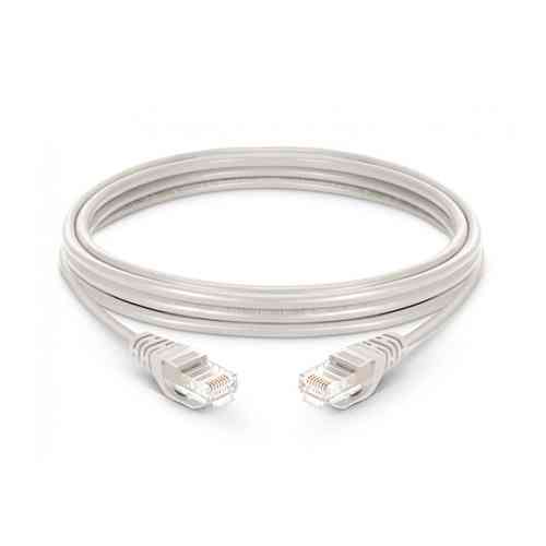 Патч-корд RJ45 2.6м, сетевой кабель UTP CAT5e 8P8C, LAN, белый Винница
