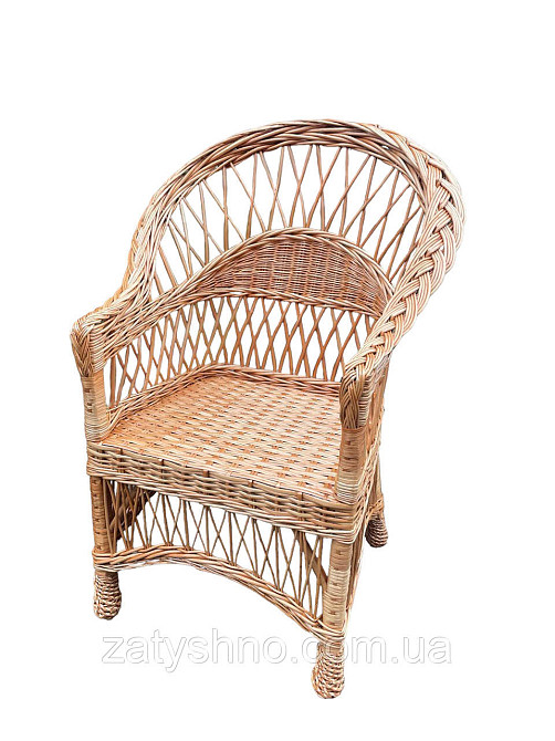 Крісло з лози плетене Київ - фото 8