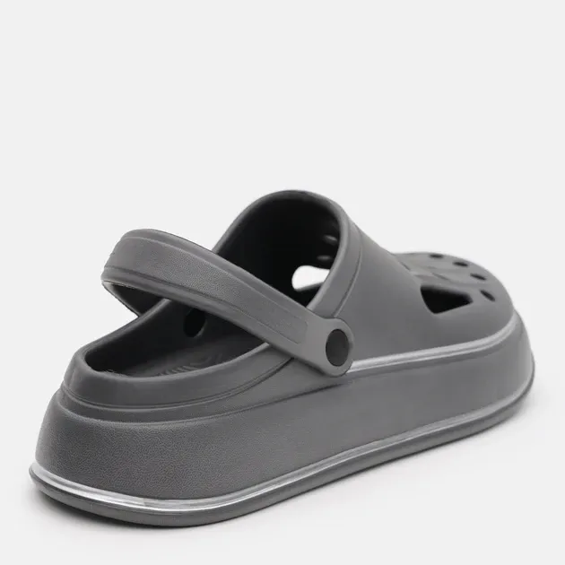 Кроксы мужские серые качественные практичные сабо удобные толстая подошва Одесса - изображение 6