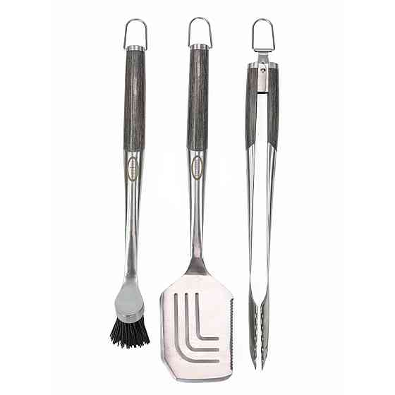 Набор инструментов для гриля Louisiana Grills, три единицы, щипцы, лопатка, кисточка, 20008 Код: 011139 Ровно