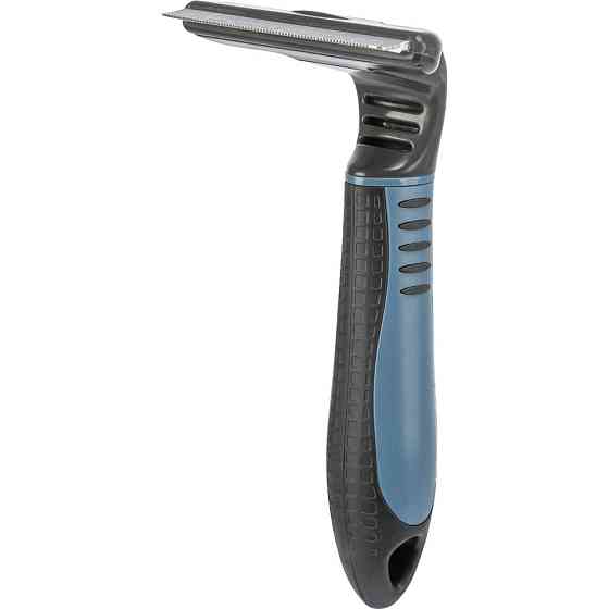 Расческа-триммер Trixie для собак для удаления подшерстка с острым лезвием 8х14 см Киев